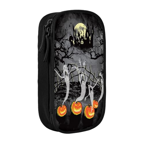 YINGD The Nightmare Before Christmas Federmäppchen, großes Fassungsvermögen, 2 Reißverschlusstaschen für Kunstwerkzeuge, Toilettenartikel, technische Gadgets YINGD The Nightmare Before Christmas Federmäppchen, großes Fassungsvermögen, 2 Reißverschlusstaschen für Kunstwerkzeuge, Toilettenartikel, technische Gadgets von YINGD