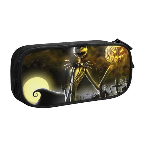 YINGD The Nightmare Before Christmas Federmäppchen, lebendige Farben – glatter Reißverschluss und leichter Stoff für Kinder, Jugendliche, Erwachsene von YINGD