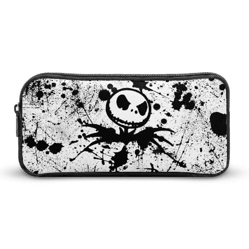 YINGD The Nightmare Before Christmas Federmäppchen, tragbar, mit Reißverschluss, Kosmetiktasche, hohe Kapazität, Make-up-Tasche, Schreibwaren-Tasche YINGD The Nightmare Before Christmas Federmäppchen, tragbar, mit Reißverschluss, Kosmetiktasche, hohe Kapazität, Make-up-Tasche, Schreibwaren-Tasche von YINGD