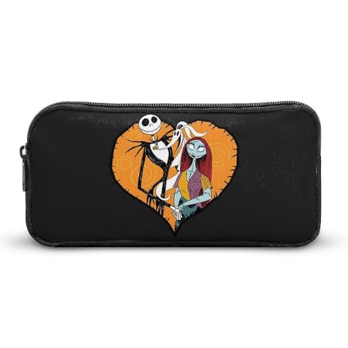 YINGD The Nightmare Before Christmas Federmäppchen, tragbar, mit Reißverschluss, Kosmetiktasche, hohe Kapazität, Make-up-Tasche, Schreibwaren-Tasche YINGD The Nightmare Before Christmas Federmäppchen, tragbar, mit Reißverschluss, Kosmetiktasche, hohe Kapazität, Make-up-Tasche, Schreibwaren-Tasche von YINGD