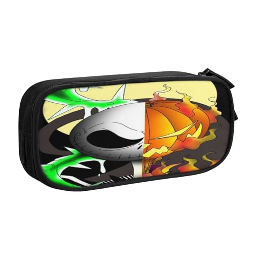 YINGD The Nightmare Before Christmas Federmäppchen für Backutensilien - Hitzebeständiges Futter für Messlöffel, Stifte, Rezeptkarten, mehrfarbig, Europäischer und amerikanischer Stil, Retro, modern von YINGD