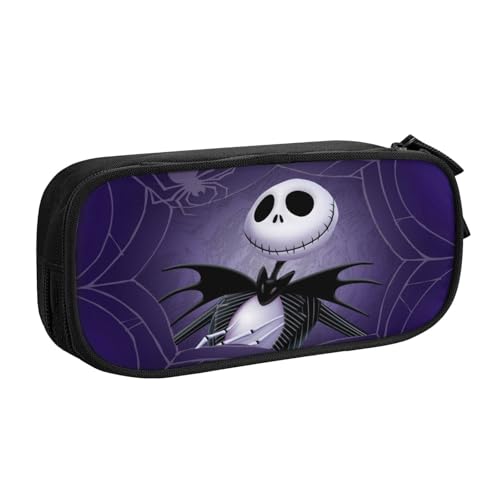 YINGD The Nightmare Before Christmas Federmäppchen für Buchliebhaber, Oxford-Tuch-Tasche mit Lesezeichenfach und Stifthalter (bereit zum Verschenken) von YINGD