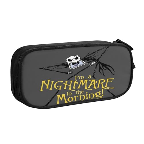 YINGD The Nightmare Before Christmas Federmäppchen für Haustierbesitzer, strapazierfähige Reißverschlusstasche für Leckerlis, Stifte, Kotbeutel (leicht zu reinigen), mehrfarbig, Europäischer und von YINGD