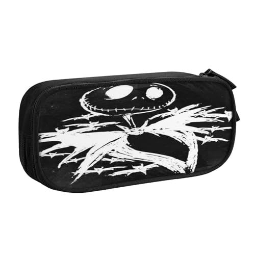 YINGD The Nightmare Before Christmas Federmäppchen für Notfall-Kits, strapazierfähige Reißverschlusstasche für Erste Hilfe, Stifte, Taschenlampen (tragbar) von YINGD