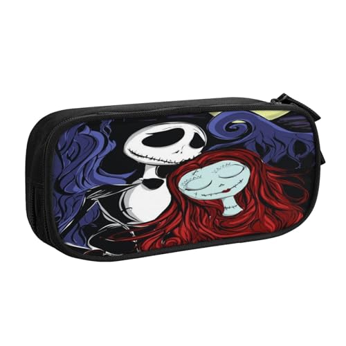 YINGD The Nightmare Before Christmas Federmäppchen für Science Kits – Laborfreundliches Oxford-Gewebe mit auslaufsicherem Innenraum für Werkzeuge, Stifte YINGD The Nightmare Before Christmas Federmäppchen für Science Kits – Laborfreundliches Oxford-Gewebe mit auslaufsicherem Innenraum für Werkzeuge, Stifte von YINGD