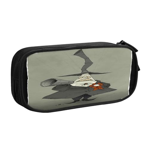 YINGD The Nightmare Before Christmas Federmäppchen für vielbeschäftigte Profis, schlankes Design mit 5 Stiftfächern und versteckter Tasche (individuelles Logo) von YINGD