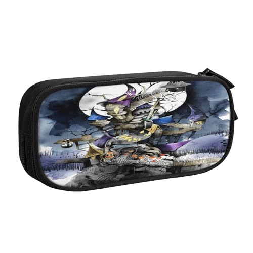 YINGD The Nightmare Before Christmas Federmäppchen mit Karabiner-Clip - aufsteckbare Oxford-Stofftasche für Rucksäcke, Gürtel, Gepäck, mehrfarbig, Europäischer und amerikanischer Stil, Retro, modern YINGD The Nightmare Before Christmas Federmäppchen mit Karabiner-Clip - aufsteckbare Oxford-Stofftasche für Rucksäcke, Gürtel, Gepäck, mehrfarbig, Europäischer und amerikanischer Stil, Retro, modern von YINGD