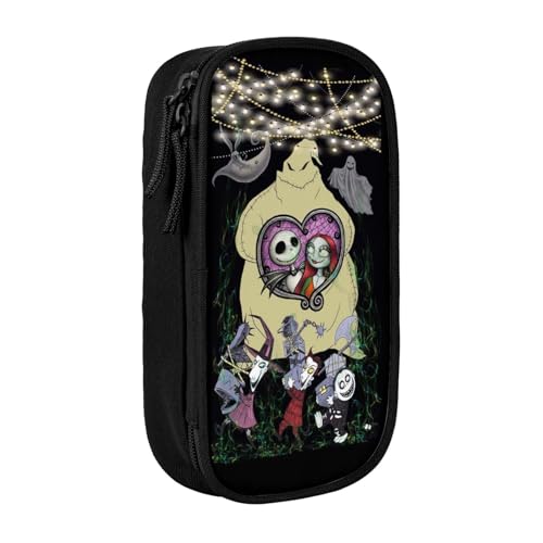 YINGD The Nightmare Before Christmas Federmäppchen mit Karabiner-Clip - aufsteckbare Oxford-Stofftasche für Rucksäcke, Gürtel, Gepäck YINGD The Nightmare Before Christmas Federmäppchen mit Karabiner-Clip - aufsteckbare Oxford-Stofftasche für Rucksäcke, Gürtel, Gepäck von YINGD