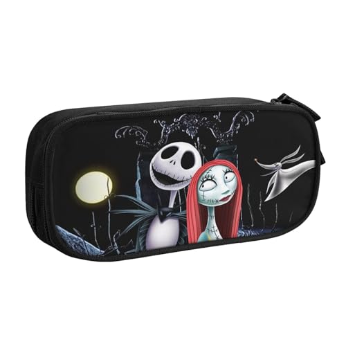 YINGD The Nightmare Before Christmas Federmäppchen mit Karabiner-Clip - aufsteckbare Oxford-Stofftasche für Rucksäcke, Gürtel, Gepäck YINGD The Nightmare Before Christmas Federmäppchen mit Karabiner-Clip - aufsteckbare Oxford-Stofftasche für Rucksäcke, Gürtel, Gepäck von YINGD