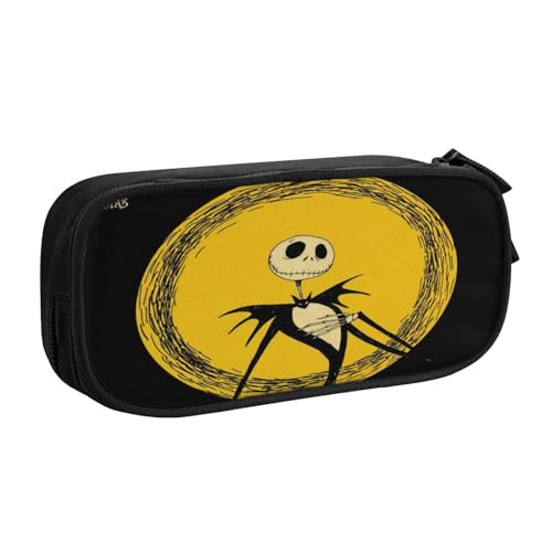 YINGD The Nightmare Before Christmas Federmäppchen mit Namensschild-Schlitz, personalisiertes ID-Tag für Schulkinder, Camper, Reisende YINGD The Nightmare Before Christmas Federmäppchen mit Namensschild-Schlitz, personalisiertes ID-Tag für Schulkinder, Camper, Reisende von YINGD