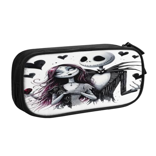 YINGD The Nightmare Before Christmas Federmäppchen mit abnehmbarem Riemen – Oxford-Tuch mit mehreren Fächern für Stifte, Werkzeuge, Kosmetik, mehrfarbig, Europäischer und amerikanischer Stil, Retro YINGD The Nightmare Before Christmas Federmäppchen mit abnehmbarem Riemen – Oxford-Tuch mit mehreren Fächern für Stifte, Werkzeuge, Kosmetik, mehrfarbig, Europäischer und amerikanischer Stil, Retro von YINGD