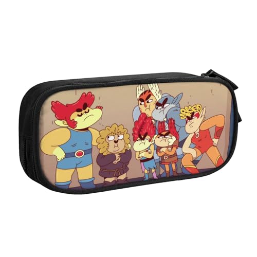 YINGD Thundercats Federmäppchen für Bastelbedarf, mehrere Taschen, Reißverschluss-Organizer für Perlen, Fäden, kleine Werkzeuge von YINGD