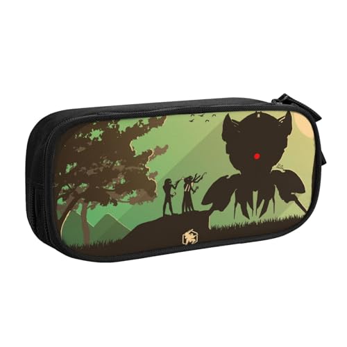 YINGD War of The Robots Federmäppchen für Studenten, mehrlagiges Reißverschluss-Design, passend für Notizbücher, Stifte, Taschenrechner von YINGD