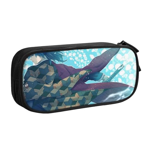 Yaiba Federmäppchen mit integriertem Spitzer – All-in-One-Aufbewahrung für Bleistifte, Radiergummis, Lineale (Schulgebrauch), mehrfarbig, Europäischer und amerikanischer Stil, Retro, modern von YINGD