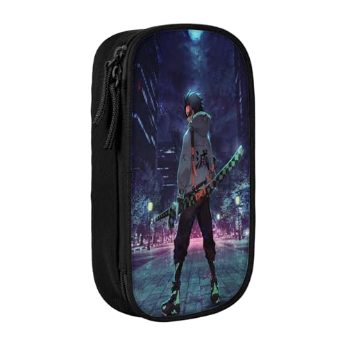 Yaiba Federmäppchen mit integriertem Spitzer – All-in-One-Aufbewahrung für Bleistifte, Radiergummis, Lineale (Schulgebrauch) von YINGD