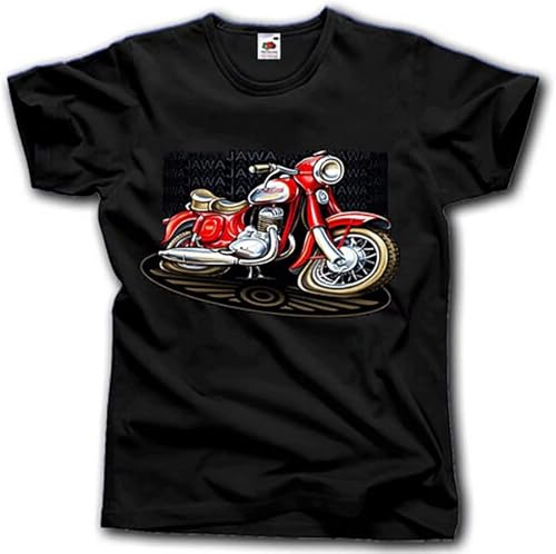 Jawa Motorcycle Shirt S - XXXL Czech DDR Germany Motorrad Vintage OST Black Jawa Motorcycle Shirt S - XXXL Czech DDR Germany Motorrad Vintage OST Black von YINGLIAOO