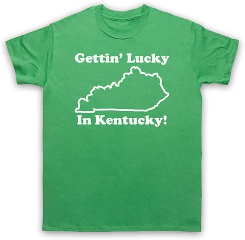 School Rock Gettin' Lucky in Kentucky AS Worn by Medium Green Mens T-Shirt Irish Green School Rock Gettin' Lucky in Kentucky AS Worn by Medium Green Mens T-Shirt Irish Green von YINGLIAOO