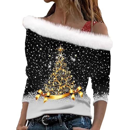Weihnachtspullover,Weihnachtspullover blinkend Christmas Decor Weihnachtspullover Hund Stitch kostüm Kinder kuschel Pulli Damen Hausanzug Jumpsuit Weihnachten Partner Hoodies 2er Set für Paare von YINGUO