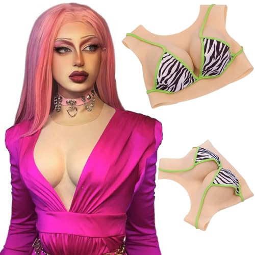 YINSUCDS Silikon Brüste Realistisch Brustformen Runder Kragen Entwurfs C-G Cup Brustplatten Falsche Brüste Silikon Brüste Crossdresser für Transgender Cosplay Transvestite Drag Queen YINSUCDS Silikon Brüste Realistisch Brustformen Runder Kragen Entwurfs C-G Cup Brustplatten Falsche Brüste Silikon Brüste Crossdresser für Transgender Cosplay Transvestite Drag Queen von YINSUCDS