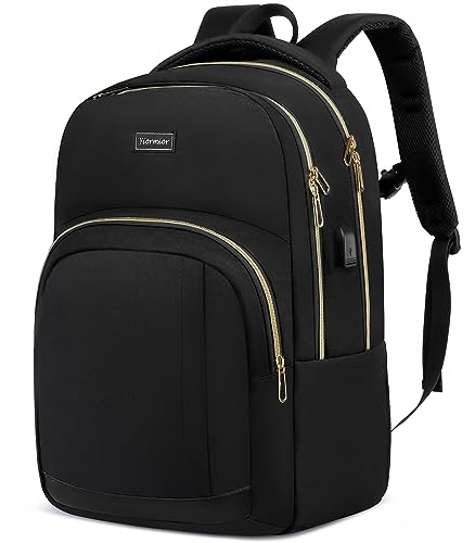 YIORMIOR Rucksack Damen, Schulrucksack Mädchen Teenager Schule Daypacks für 15.6 Zoll Laptop Rucksack mit USB Ladeanschluss 35L YIORMIOR Rucksack Damen, Schulrucksack Mädchen Teenager Schule Daypacks für 15.6 Zoll Laptop Rucksack mit USB Ladeanschluss 35L von YIORMIOR