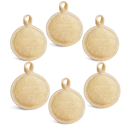Gesichts Peeling Luffa-Pad Scrubber, manuelle Gesichtsreinigung und Make-up-Entferner-Bürste 6 Stück, natürliche Luffa-Schwamm-Pads,Reinigen von Mitessern ohne die Haut zu verletzen Gesichts Peeling Luffa-Pad Scrubber, manuelle Gesichtsreinigung und Make-up-Entferner-Bürste 6 Stück, natürliche Luffa-Schwamm-Pads,Reinigen von Mitessern ohne die Haut zu verletzen von YIQINGJIE