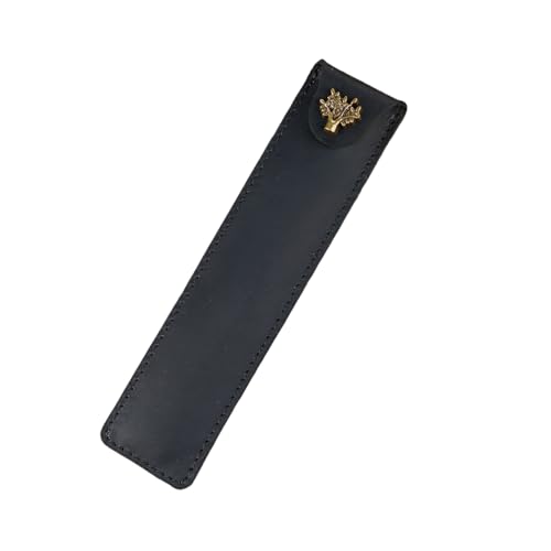 YISENJEE Füller Etui 40 * 168mm Einzelne Imitation Rindsleder Stift Tasche Stift Abdeckung Stift Protector-Schwarz YISENJEE Füller Etui 40 * 168mm Einzelne Imitation Rindsleder Stift Tasche Stift Abdeckung Stift Protector-Schwarz von YISENJEE