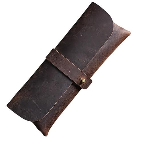 YISENJEE Stift-Schutzhülle 210 mm * 80 mm Mehrfarbige Rindslederimitat Große Kapazität Bleistiftetui Schreibwarenbox Werkzeug Aufbewahrungstasche - Braun YISENJEE Stift-Schutzhülle 210 mm * 80 mm Mehrfarbige Rindslederimitat Große Kapazität Bleistiftetui Schreibwarenbox Werkzeug Aufbewahrungstasche - Braun von YISENJEE
