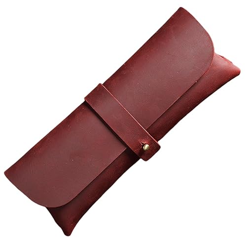 YISENJEE Stifthülle Stifte Etui 210mm * 80mm Mehrfarbige Nachahmung Rindsleder Große Kapazität Bleistift Fall Schreibwaren Box Werkzeug Aufbewahrungstasche - Weinrot YISENJEE Stifthülle Stifte Etui 210mm * 80mm Mehrfarbige Nachahmung Rindsleder Große Kapazität Bleistift Fall Schreibwaren Box Werkzeug Aufbewahrungstasche - Weinrot von YISENJEE
