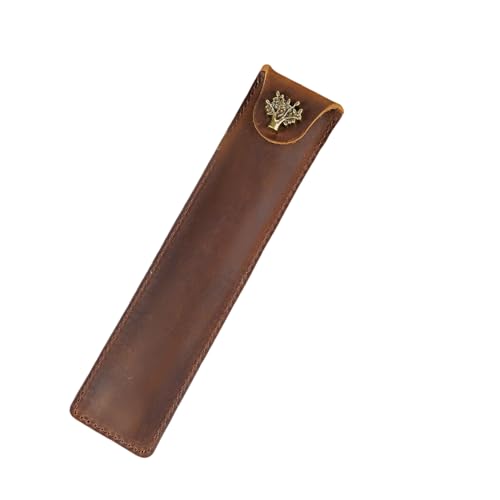 YISENJEE Taschenschutz 40 * 168mm Einzelne Imitation Rindsleder Stift Tasche Stift Fall Stift Protector-Braun YISENJEE Taschenschutz 40 * 168mm Einzelne Imitation Rindsleder Stift Tasche Stift Fall Stift Protector-Braun von YISENJEE