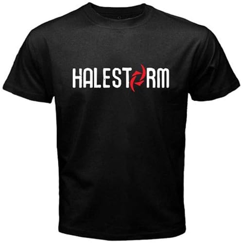 New Halestorm Rock Logo Mens Black T Shirt Size L von YITIANYUAN