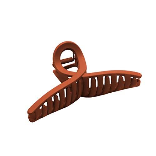 YIUPEDRFG Frauen Haarkralle Clip Party Bankett Mädchen Haarnadel Damen Wandern Haarspangen Kopfbedeckung Haare Zubehör Geburtstagsgeschenk, Orange von YIUPEDRFG
