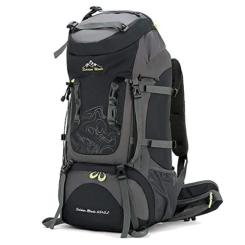 YIWENG 70L Camping Wanderrucksack Bergsteigerrucksack mit großer Kapazität Wasserdichter Reiserucksack,Bergsteigerrucksack von YIWENG