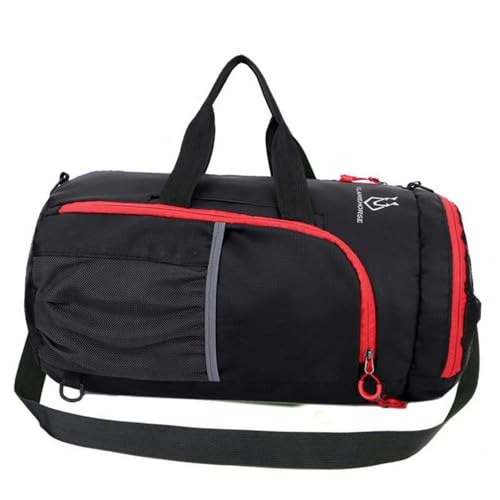 YIWENG Faltbare Reisetasche, Nylon-Seesack für Reisen, Sporttasche für Damen und Herren, Sporttasche, Sporttasche, Schultertasche, Wochenend-Übernachtungstasche von YIWENG