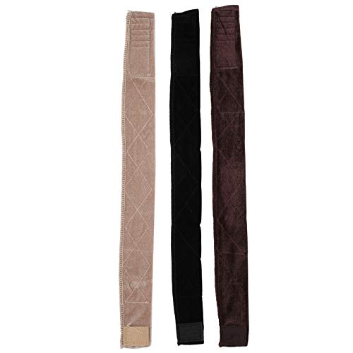 Yizisecce für dehnbares Velvet -Stirnband, 3pcs Soft Head Wrap Hair Band Kopfbedeckung für Sport Yoga von YIZISECCE