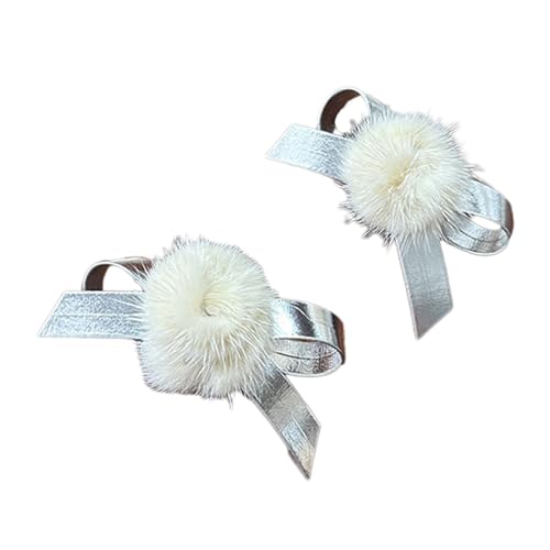 1/2 Stück Bowknot Pompons Haarspange Weihnachten Party Kopfbedeckung für Frauen Mädchen Fotografieren Pferdeschwanz Pony Haarnadel Haarnadel für Frauen Haarschmuck Haarnadel für tägliche Frisuren von YIZITU