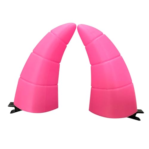 1 Paar Halloween Teufelshörner Haarspangen für Frauen Mädchen Hornförmige Haarspangen Halloween Cosplay Haarschmuck von YIZITU