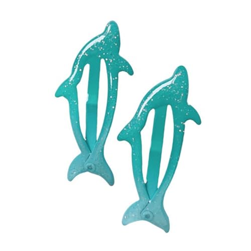 1 Paar Kopfschmuck Seitliche Haarspangen Haarspangen Haarspangen Delfin Haarnadel für Mädchen Kinder Kopfbedeckung Haarspangen von YIZITU