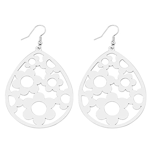 2-teilige/los Trend Offene Ohrringe Geometrisch Geformte Auffällige Übertriebene Ohrringe Schmuck Set Schmuckzubehör von YIZITU