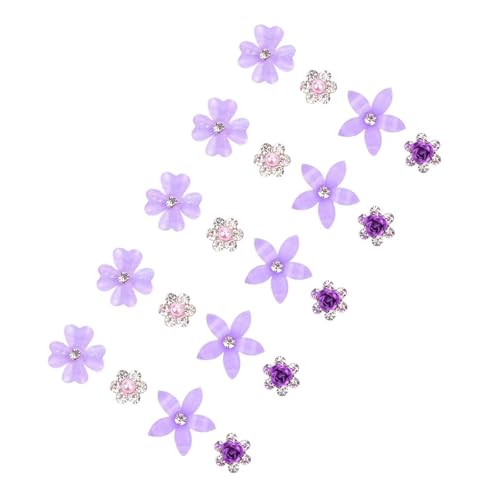 20 Stück Elegante Strass Haarschmuck Stilvolle Blumen Haarspangen Haarspangen Haarschmuck für Frauen und Kinder von YIZITU
