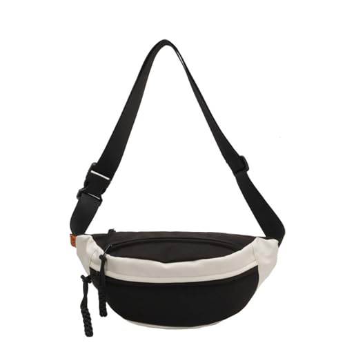 2023 Neue Packung für Männer und Frauen, Crossbody-Brusttasche, modische Gürteltasche, vielseitig, trendig, Freizeit, Hüfttasche, Gürteltasche, Schwarz , Mass Beauty von YIZITU