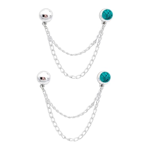 2pcs Magnethose Manschettenklammern Kopftuch Pin Magnetnadel Ohne Brosche Hijab Pin Säsche Förderer T Shirt Kürzung Ohne Nähkleidung Magnete Für Hemd von YIZITU