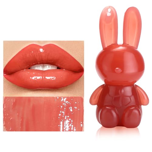 6 Farben Feuchtigkeitsspendende Lipglasurkaninchen Flüssige Lippenstift Nahrhafte Lipgloss Make Up Versorgung Für Frauen Und Mädchen von YIZITU