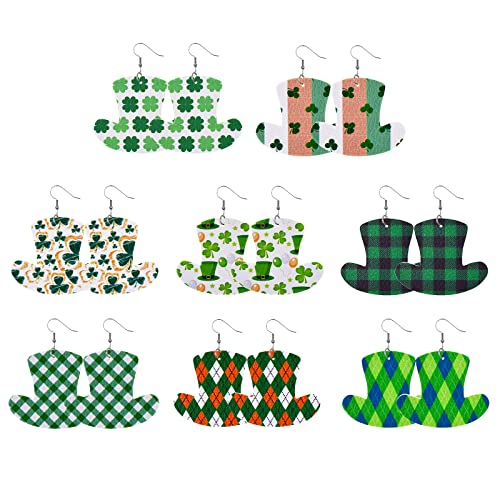 8pair Form Ohrringe Irische Gitterohrringe Für Frauen Mädchen Patrick's Day Ohrring Juwely Party Bevorzugung St Patricks Für Frauen von YIZITU