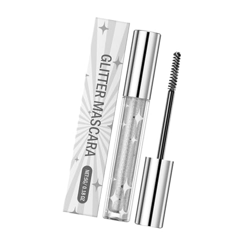 Anhaltende Mascara Glitzernde Mascara Silber Make Up Curling Voluminisierende Verlängerung Von Mascar Silber Curling Langlebig Glitzernd Für Party von YIZITU