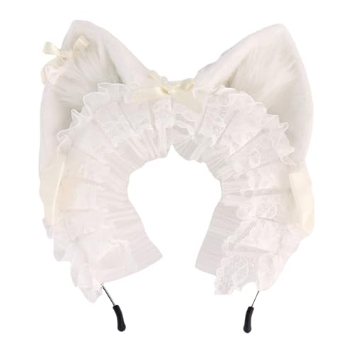 Animal Ohr Hair Accessoire Pelzige Stirnband Cosplay Kopfbedeckung Für Erwachsene Kinder Geburtstagsfeier Kostüme Weihnachtskostüm Haar Accessoire von YIZITU