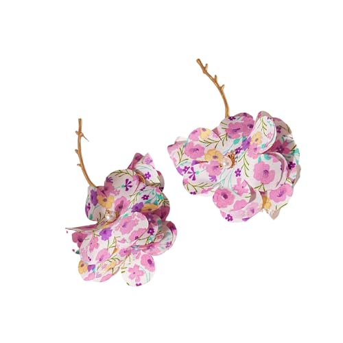 Anspruchsvolle Ohrringe, Ohrschmuck, Blumen-Ohrstecker, einzigartiger Ohranhänger, Legierung, Textur, Geschenk für Modeliebhaber, Party, Hochzeit, Einheitsgröße, Wie beschrieben, Wie beschrieben von YIZITU