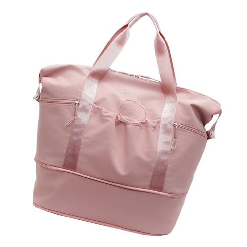 Ausgeklügelter erweiterbarer Turnbeutel, ergonomisches Oxford-Gewebe, wasserdicht, Nass- und Trockentrennung, bequemer Tragegriff, erweiterbare Sporttasche, B, Mass Beauty von YIZITU