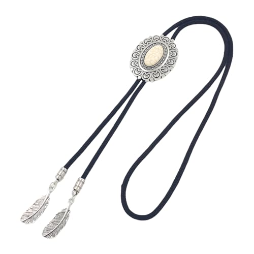 Bolotie Western Styles Halskette Für Männer Und Frauen Metall Türkiskranker Steinschmuck Krawatte Für Musikfestivals Country Accessoire Bolotie Western Styles Halskette Für Männer Und Frauen Metall Türkiskranker Steinschmuck Krawatte Für Musikfestivals Country Accessoire von YIZITU