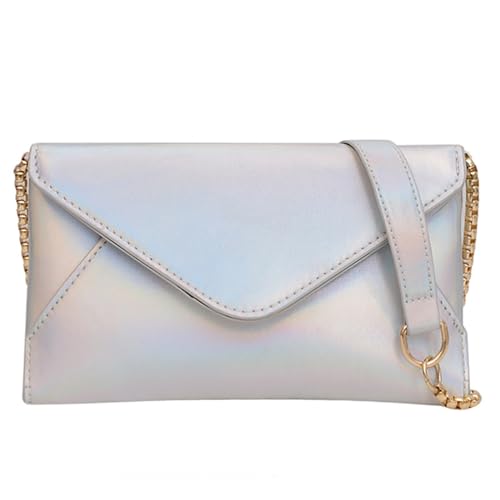 Bonbonfarbene Umhängetasche mit Kettenriemen, Crossbody-Taschen verleihen Ihrem Look einen Hauch von Lebendigkeit. Bonbonfarbene Umhängetasche, silber, One Size Bonbonfarbene Umhängetasche mit Kettenriemen, Crossbody-Taschen verleihen Ihrem Look einen Hauch von Lebendigkeit. Bonbonfarbene Umhängetasche, silber, One Size von YIZITU