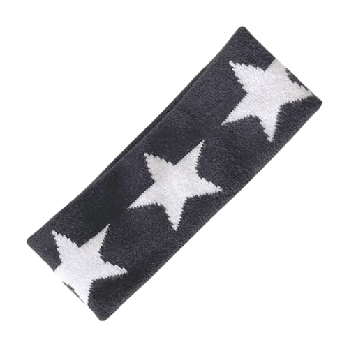 Breites Stirnband für Damen, Sport, Sternmuster, rutschfest, Workout-Kopfwickel Breites Stirnband für Damen, Sport, Sternmuster, rutschfest, Workout-Kopfwickel von YIZITU